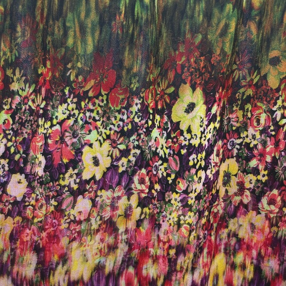 Multi Colored High Low Skirt - Picture 4 of 6